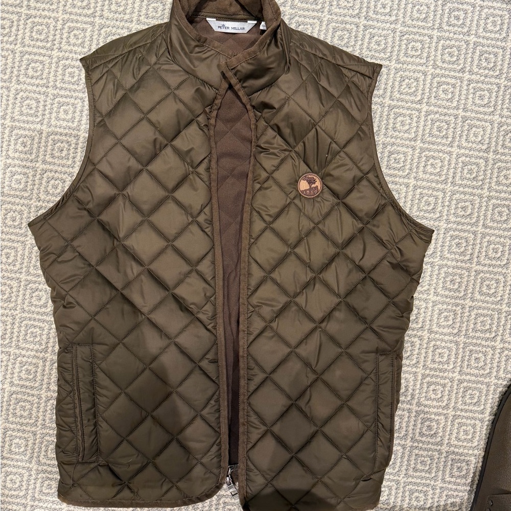 Peter Millar Quilted Vest Pebble Beach